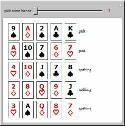 number 3 card poker hands