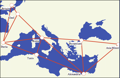 Map of the Roman Empire