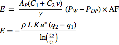 Evaporation equations