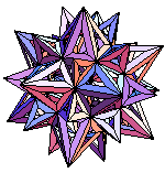Stellated beveled icosidodecahedron