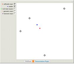 Basic Statistics of Movable Points