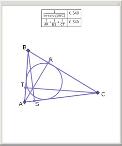 Triangle Altitudes and Inradius