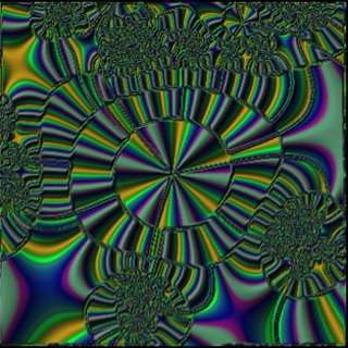 Evolution of a smoothed parametrized fractal