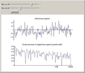 Filtering a White Noise Sequence