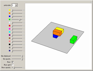 Touching Planar Polycubes