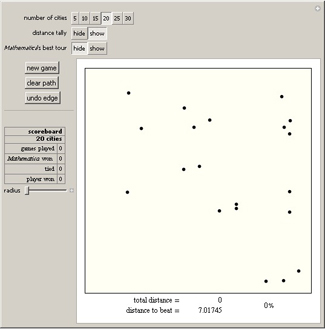 Traveling Salesman Game