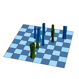 Modernistic chess game