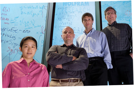 Amy Young, Michael Trott, Eric Weisstein, and Ed Pegg Amy Young, Michael Trott, Eric Weisstein, and Ed Pegg